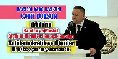 Baro Başkanı Dursun 