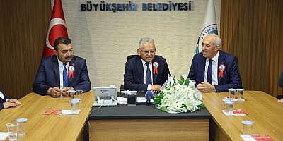 Başkan Büyükkılıç'a Ahilik Kutlama Heyeti'nden Ziyaret