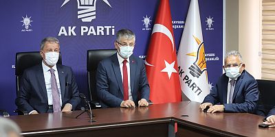 BAŞKAN BÜYÜKKILIÇ, BAKAN AKAR İLE BİRLİKTE CUMHURBAŞKANI ERDOĞAN'IN BAYRAMLAŞMA  PROGRAMINA KATILDI