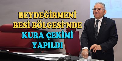 BAŞKAN BÜYÜKKILIÇ, BEYDEĞİRMENİ BESİ BÖLGESİ'NDE KURA ÇEKİMİ YAPTI