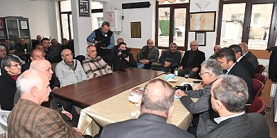 BAŞKAN BÜYÜKKILIÇ, DEVELİLERLE BULUŞTU