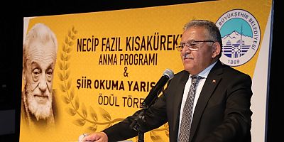 Başkan Büyükkılıç, Hem Necip Fazıl'ı Andı Hem de Ödülleri Verdi