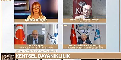 BAŞKAN BÜYÜKKILIÇ, ‘KENTSEL DAYANIKLILIK’ ZİRVESİ’NDE YEREL YÖNETİMLERİN ÖNEMİNİ ANLATTI