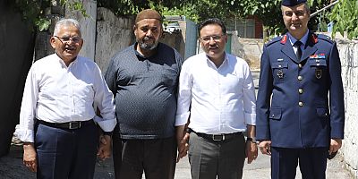 Başkan Büyükkılıç'tan Şehit Babalarına 