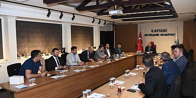 Başkan Büyükkılıç'tan Türk Telekom Bölge Müdürü Ve Yönetimi İle Değerlendirme Toplantısı