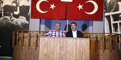 Başkan Büyükkılıç'tan Vali Çiçek'e Milli Mücadele Müzesi'nde Brifing