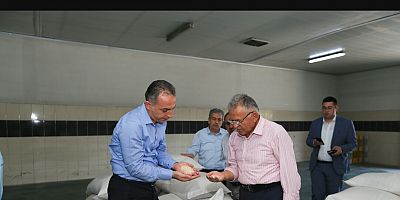 BAŞKAN BÜYÜKKILIÇ, TMO KAYSERİ BAŞMÜDÜRLÜĞÜ’NÜ ZİYARET ETTİ