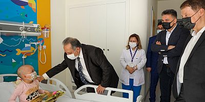 BAŞKAN YALÇIN'DAN ‘KANKA’YA 23 NİSAN ZİYARETİ