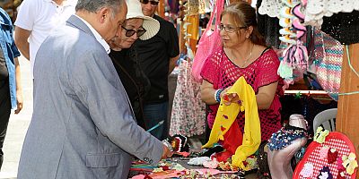 BAŞKAN YALÇIN 'MAHARETLİ ELLER'DE