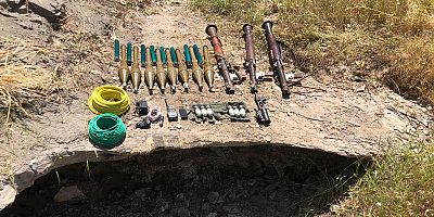 Batman'da Terör Örgütü'nün Cephaneliği Ele Geçirildi