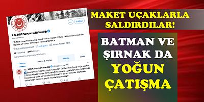 Batman ve Şırnak'ta maket uçakla saldırı girişimi
