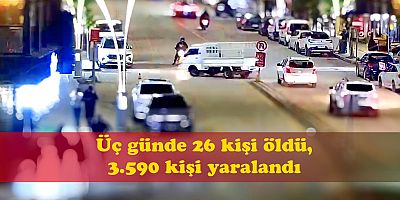 Bayram trafiği: Üç günde 26 öldü, 3.590 kişi yaralandı