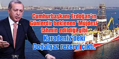 Beklenen Surpriz  Karadeniz’deki  doğalgaz çıktı!