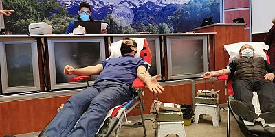 BELEDİYE BİRİMLERİNDE KAN BAĞIŞI' SEFERBERLİĞİ