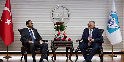 BİRLEŞİK ARAP EMİRLİKLERİ ANKARA BÜYÜKELÇİSİ'NDEN BÜYÜKKILIÇ'A ZİYARET