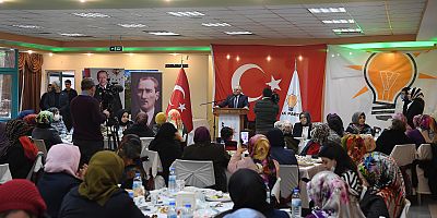 BÜYÜKKILIÇ, AHDE VEFA PROGRAMINDA DEVELİ'DE KADINLARLA BULUŞTU