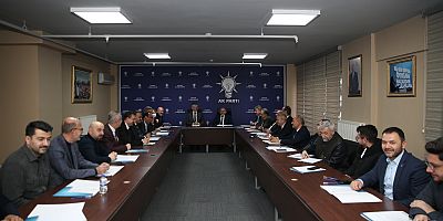 BÜYÜKKILIÇ, BAŞKANLARLA İSTİŞARE TOPLANTISINA KATILDI