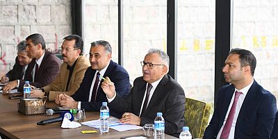 BÜYÜKKILIÇ, DEVELİ’DE 77 MUHTARLA BULUŞTU