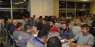 BÜYÜKKILIÇ ERCİYES ANADOLU HOLDİNG ÇALIŞANLARI İLE SAHURDA BİR ARAYA GELDİ