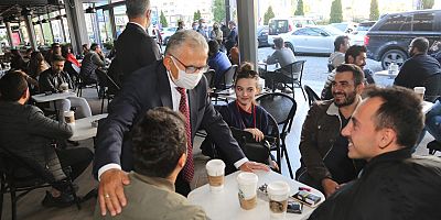 BÜYÜKKILIÇ ‘HAYIRLI OLSUN’ ZİYARETLERİNDE BULUNDU, GENÇLERLE BULUŞTU