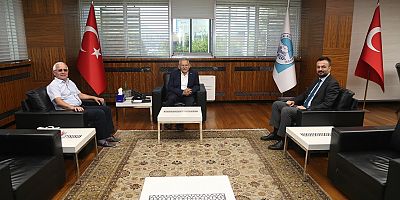 Büyükkılıç, Keykubadiye Sarayı Kazı Heyeti Başkanı Baş'ı Ağırladı