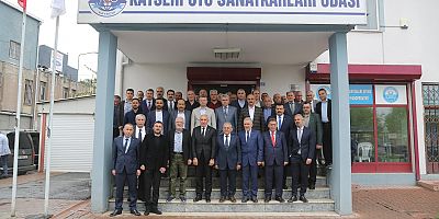  Büyükkılıç, MÜSİAD, Oto Sanatkârlar Odası ve Türk Kızılay Üyeleri ile Bayramlaştı