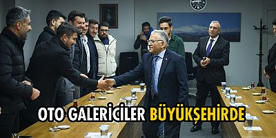 Büyükkılıç, Oto Galericiler Sitesi Yeni Yönetimini Ağırladı