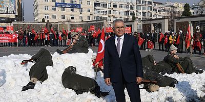 BÜYÜKKILIÇ, SARIKAMIŞ DESTANI'NIN 107. YIL DÖNÜMÜ ANMA PROGRAMINA KATILDI