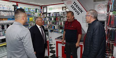 Büyükkılıç'tan Hunat Çarşısı Esnafına Ziyaret
