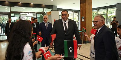 Büyükkılıç'tan Kardeş Şehir Misrata Heyetine Mehteranlı Coşkulu Karşılama