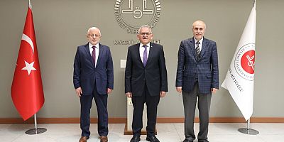 Büyükkılıç'tan Yeni Göreve Gelen İl Müftüsü Akkuş'a Ziyaret