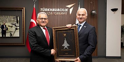 Büyükkılıç, TUSAŞ Genel Müdürü Kotil'i Ziyaret Etti