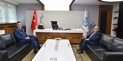 BÜYÜKKILIÇ, YENİ GARNİZON KOMUTANINI AĞIRLADI