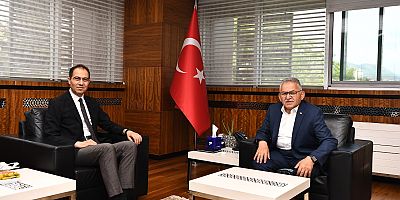 Büyükkılıç, Yeni İl Sağlık Müdürü Erşan'ı Kabul Etti