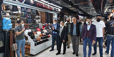 BÜYÜKKILIÇ YERALTI ÇARŞISI’NDA İNCELEMEDE BULUNDU, ESNAFI ZİYARET ETTİ