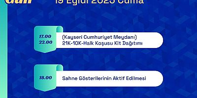 Büyükşehir Belediyesi Spor A.Ş. Uluslararası Kayseri Yarı Maratonu Programı