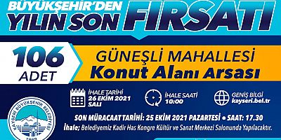 BÜYÜKŞEHİR'DE İHALE