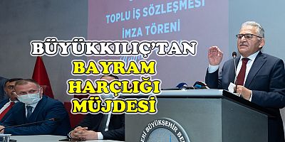 BÜYÜKŞEHİR'DE  TOPLU İŞ SÖZLEŞMESİ TÖRENİ YAPILDI