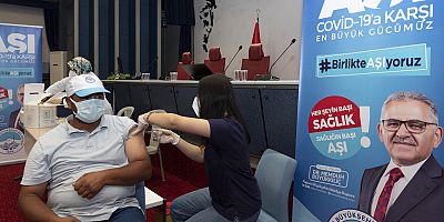 BÜYÜKŞEHİR’DEN “AŞI” SEFERBERLİĞİ