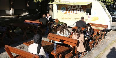 BÜYÜKŞEHİR'DEN ERCİYES ÜNİVERSİTESİ'NDE SICAK ÇORBA HİZMETİ