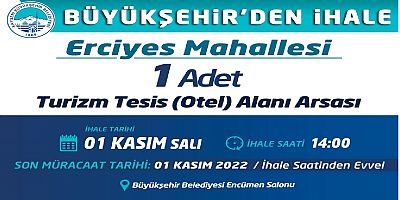 BÜYÜKŞEHİR'DEN İHALE
