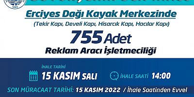 Büyükşehir'den İhale
