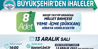 BÜYÜKŞEHİR’DEN İHALELER