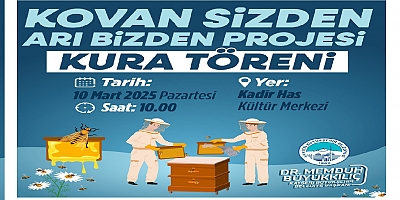 Büyükşehir'in Kovan Sizden Arı Bizden Projesi'nde Kura Heyecanı