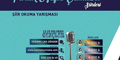 Büyükşehir'in Şiir Okuma Yarışmasında Başvurular Sürüyor