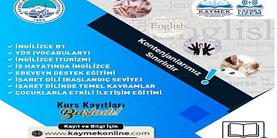 Büyükşehir Kaymek'in Uzem Kurs Kayıtları Sürüyor