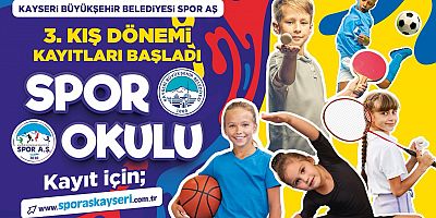Büyükşehir Spor A.Ş. 3'üncü Kış Dönemi Spor Okulları Kayıtlarını Başlattı