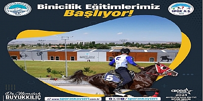 Büyükşehir Spor A.Ş.'nin Binicilik Eğitimleri İçin Kayıtlar Başladı