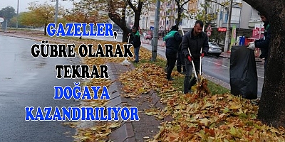 BÜYÜKŞEHİR, TOPLADIĞI GAZELLERİ GÜBREYE DÖNÜŞTÜRÜYOR
