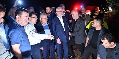 Büyükşehir Tüm İmkânları ile Sel Bölgesinde